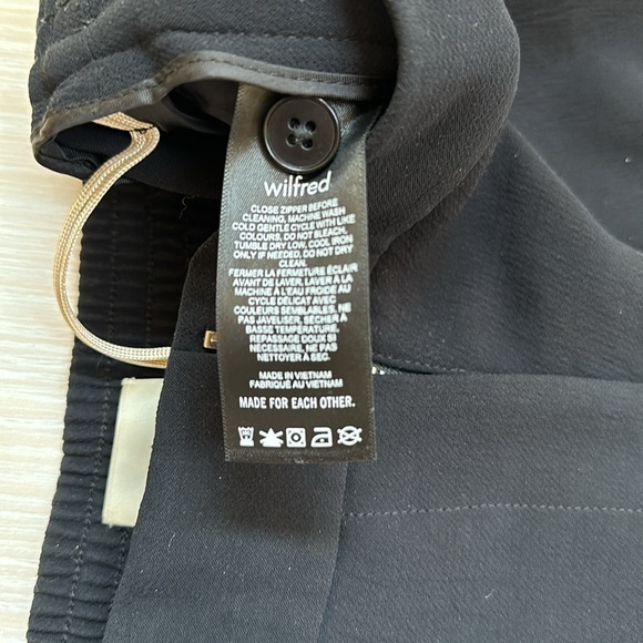 Aritzia Wilfred Wide Leg Trouser Sz 0 - Picture 4 of 8